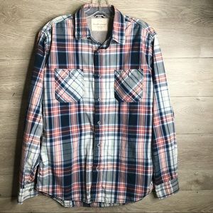 ORIGINAL WATERPROOF VINTAGE PLAID TOP SZ M
